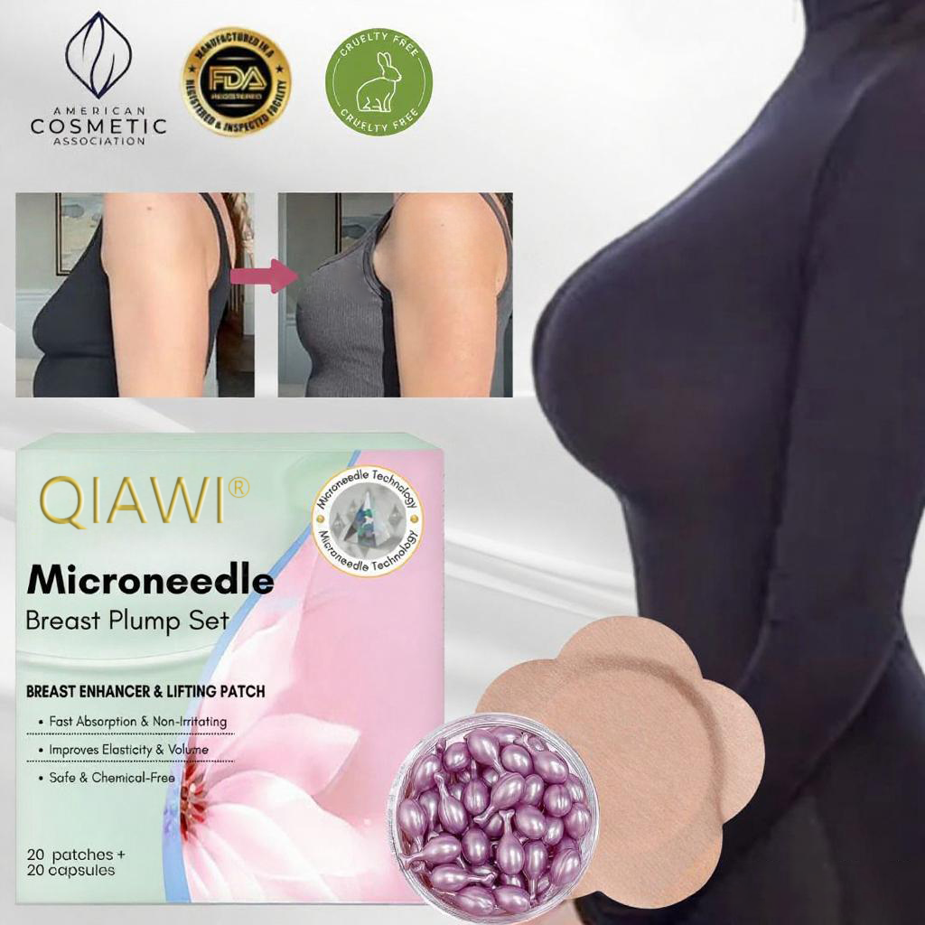 QIAWI® Microneedle Breast Plump Set - LIMITED-TIME OFFER | Let out the Best Confidence in YOU!💕