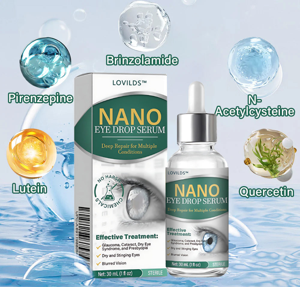 š©āāļøLOVILDS⢠Nano Eye Drops Serum ā
FDA Approved(Suitable for presbyopia, dry eye syndrome, glaucoma, and cataracts) š
