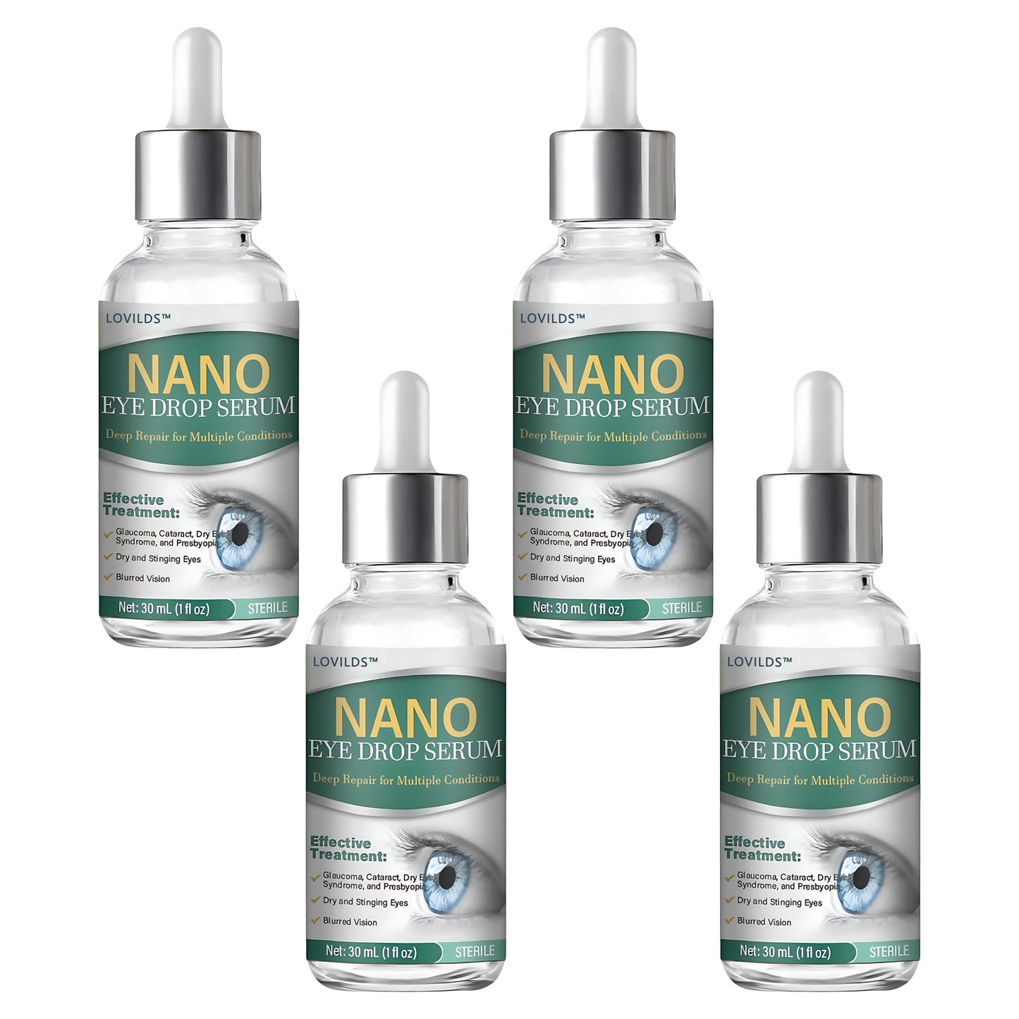 š©āāļøLOVILDS⢠Nano Eye Drops Serum ā
FDA Approved(Suitable for presbyopia, dry eye syndrome, glaucoma, and cataracts) š