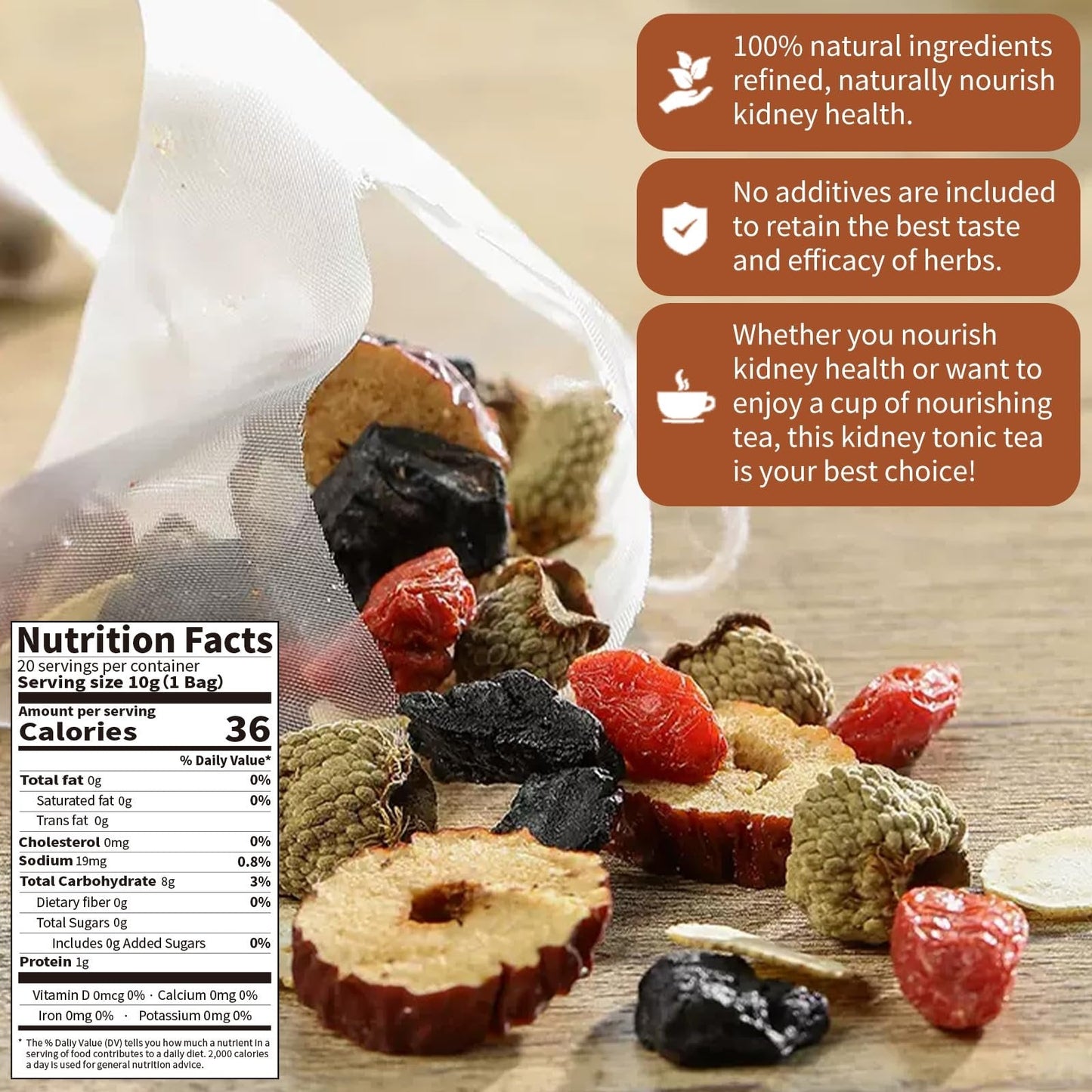 Panax Root & Mulberry Herbal Tea