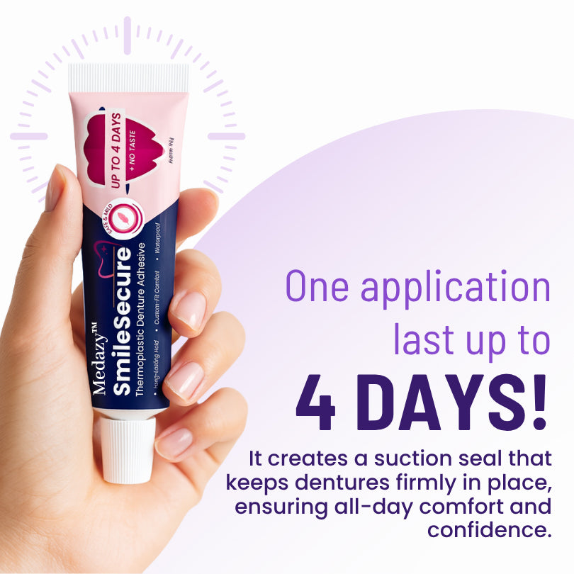Medazy® SmileSecure Thermoplastic Denture Adhesive