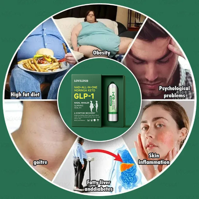 [Official Store] LOVILDS® NAD+ ALL-IN-ONE MORINGA KETO GLP-1 Nasal Inhaler | ⏳ Fast Fat Burn & Metabolic Balance