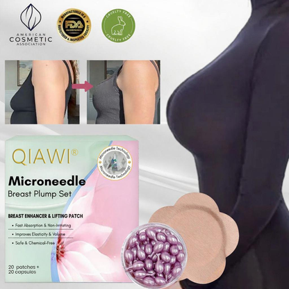 QIAWI® Microneedle Breast Plump Set - LIMITED-TIME OFFER | Let out the Best Confidence in YOU!💕