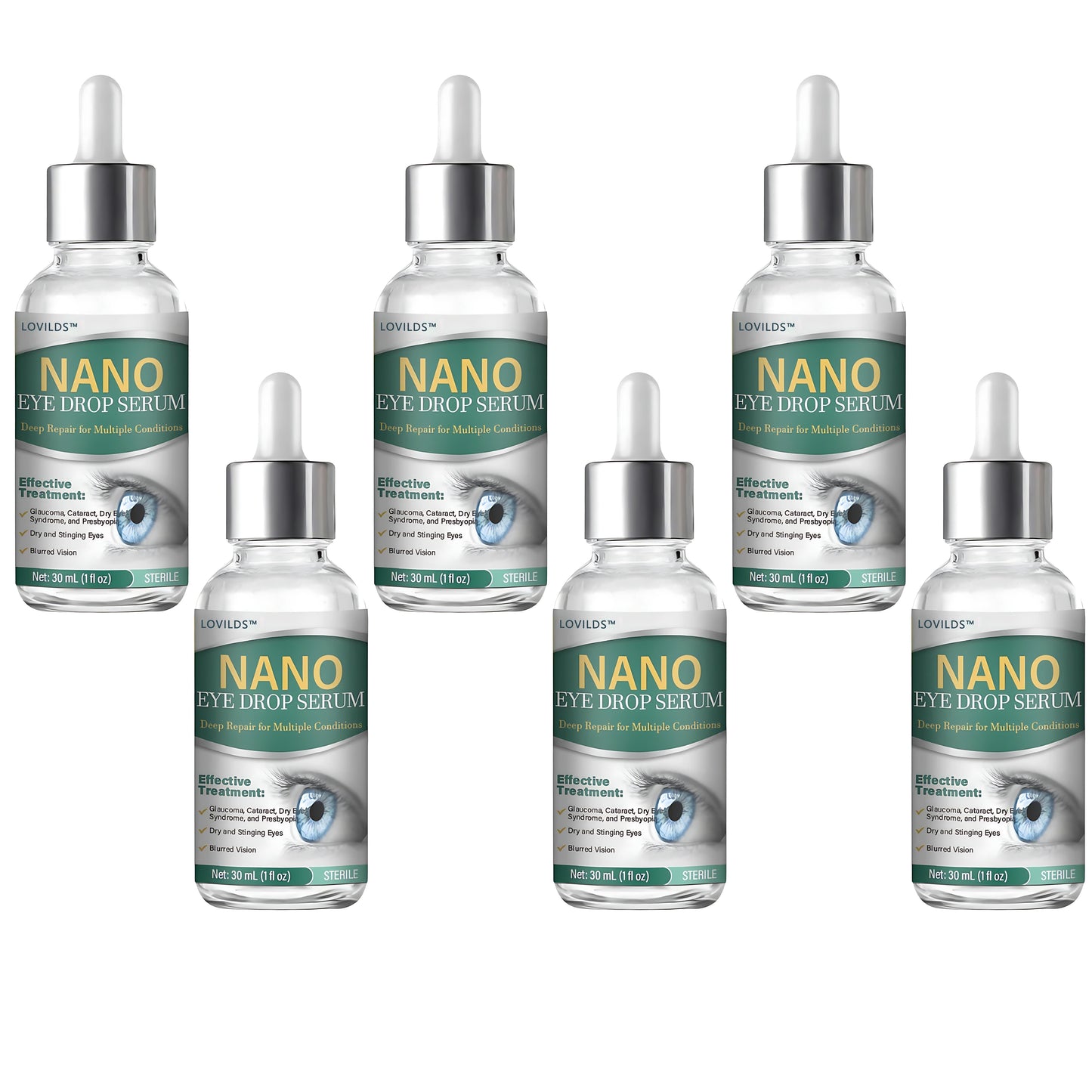👩‍⚕️LOVILDS™ Nano Eye Drops Serum ✅FDA Approved(Suitable for presbyopia, dry eye syndrome, glaucoma, and cataracts) 👀