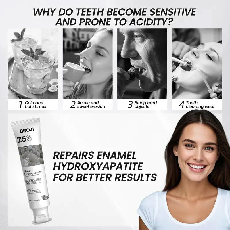 BBOJI™ Fluoride-Free Nano-Hydroxyapatite Toothpaste🦷(ADA recommended)(🎁Flash Sale - Don’t Miss Out)