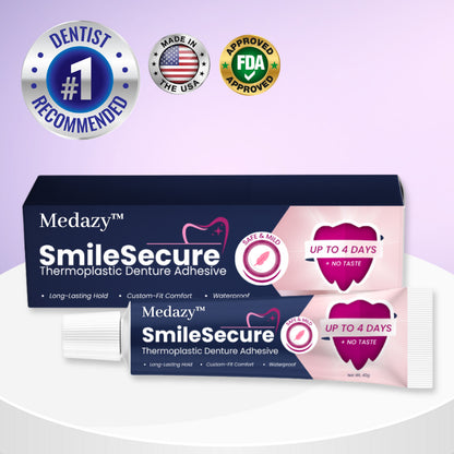 Medazy® SmileSecure Thermoplastic Denture Adhesive