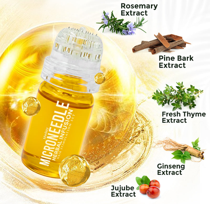 👱‍♂️ Medazy® Microneedle Herbal Infusion Hair Stimulation Set 🇺🇸 Recommended by
