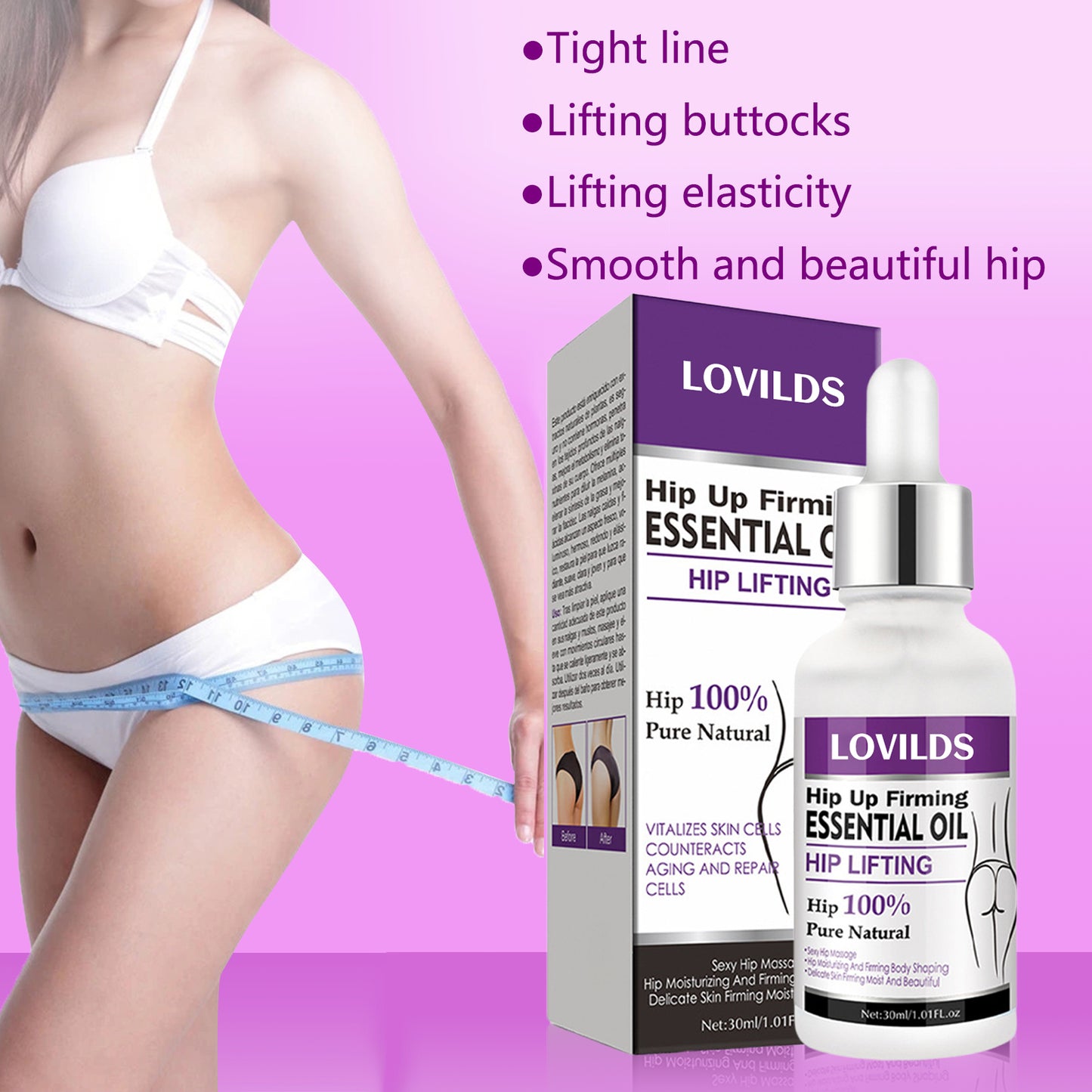 💝LAST DAY SALE-80% OFF 💖LOVILDS™ Hip Plump Up Oil