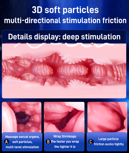 [Confidential Delivery] 💖Overachiever Pro- Bay 10 Sucking Vibrating Male Stroker– 18+ Only